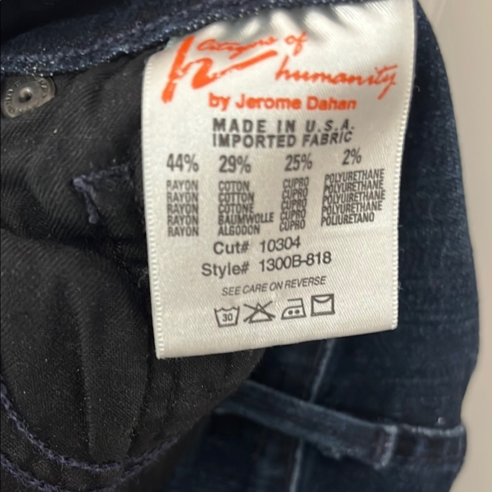 Citizens Of Humanity Blue Skinny Jeans size  8 avedon click skinny leg jeans - Picture 10 of 14